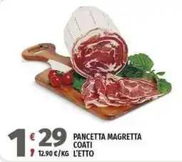 Vivo Supermercati PANCETTA MAGRETТА COATI offerta
