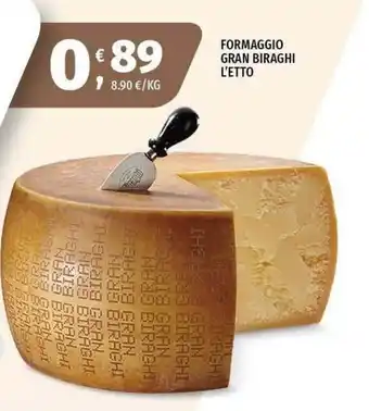 Vivo Supermercati Formaggio gran biraghi offerta