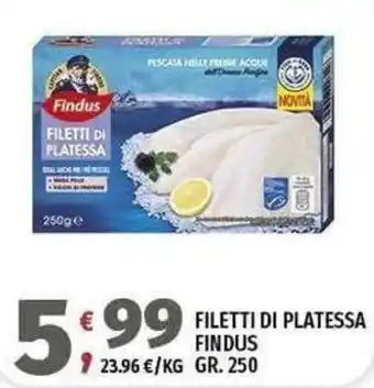Vivo Supermercati FILETTI DI PLATESSA FINDUS offerta