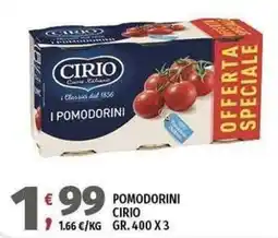 Vivo Supermercati I POMODORINI CIRIO offerta