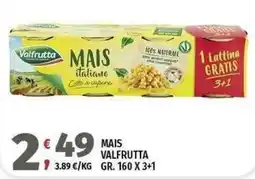 Vivo Supermercati MAIS VALFRUTTA offerta