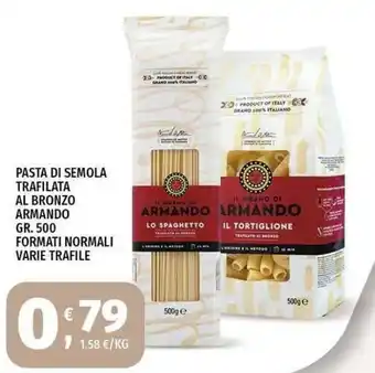 Vivo Supermercati Pasta di semola trafilata al bronzo Armando offerta