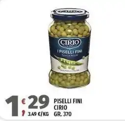 Vivo Supermercati I Piselli Fini Cirio offerta
