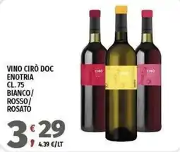 Vivo Supermercati Vino Cirò DOC Enotria offerta