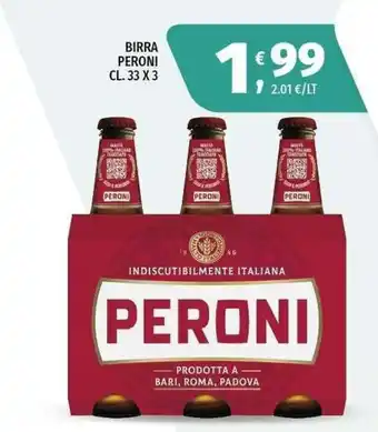 Vivo Supermercati Birra Peroni offerta