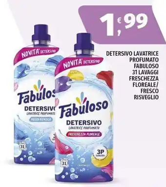 Vivo Supermercati Fabuloso Detersivo Lavatrice Profumato offerta