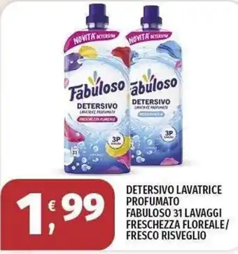 Vivo Supermercati Detersivo lavatrice profumato Fabuloso offerta