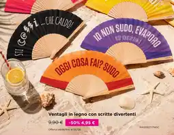 Kasanova Ventagli in legno con scritte divertenti offerta