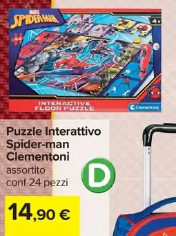Carrefour Puzzle Interattivo Spider-man Clementoni offerta