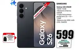 MediaWorld Samsung Galaxy S26 offerta