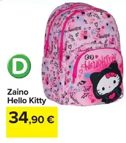 Carrefour Zaino Hello Kitty offerta