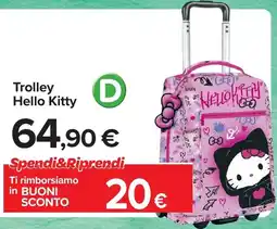 Carrefour Trolley Hello Kitty offerta