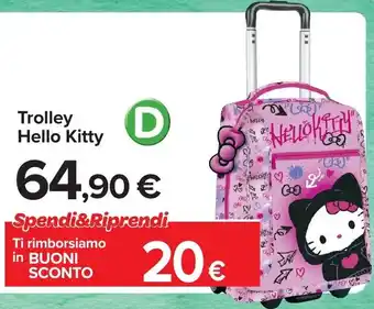 Carrefour Trolley Hello Kitty offerta