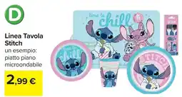Carrefour Linea Tavola Stitch offerta