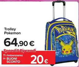 Carrefour Trolley Pokemon offerta