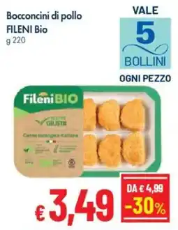 Famila Bocconcini di pollo FILENI Bio offerta