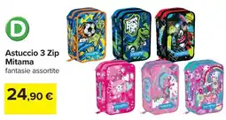 Carrefour Astuccio 3 Zip Mitama offerta