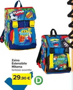 Carrefour Zaino Estensibile Mitama offerta