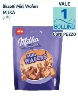 Famila Biscotti Mini Wafers MILKA offerta