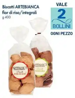 Famila Biscotti artebianca flor di riso/integrali offerta