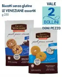 Famila Biscotti senza glutine LE VENEZIANE assortiti offerta
