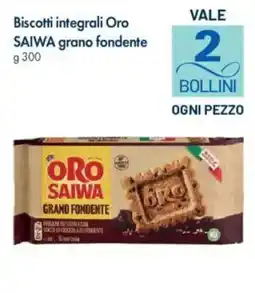 Famila Biscotti integrali Oro SAIWA grano fondente offerta