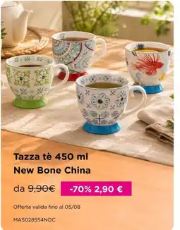 Kasanova Tazza tè New Bone China offerta