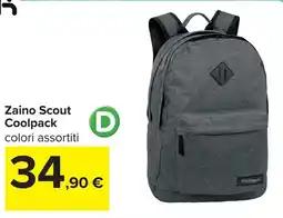 Carrefour Zaino Scout Coolpack offerta