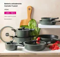 Kasanova Batteria antiaderente Corredo 11 pezzi offerta