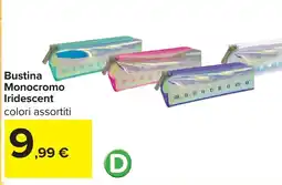 Carrefour Bustina Monocromo Iridescent offerta