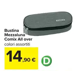 Carrefour Bustina Mezzaluna Comix All over offerta