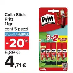 Carrefour Colla Stick Pritt offerta