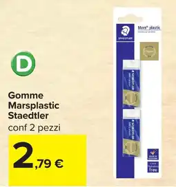 Carrefour Gomme Marsplastic Staedtler offerta