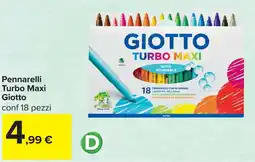 Carrefour Pennarelli Turbo Maxi Giotto offerta