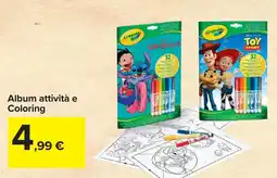 Carrefour Album attività e Coloring offerta