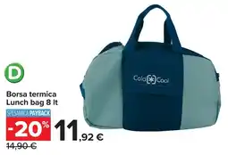Carrefour Borsa termica Cold Cool offerta