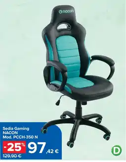 Carrefour Sedia Gaming NACON offerta