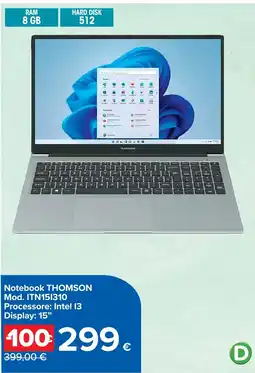 Carrefour Notebook THOMSON offerta