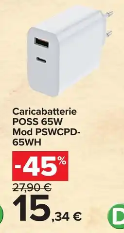 Carrefour Caricabatterie POSS offerta