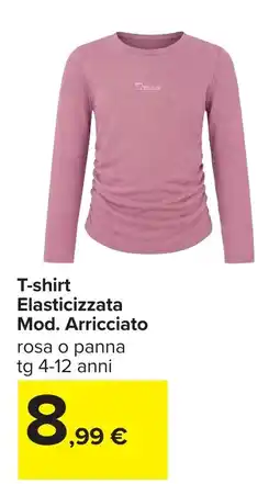 Carrefour T-shirt Elasticizzata Mod. Arricciato offerta
