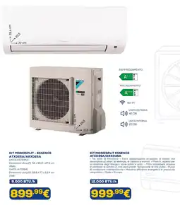 Euronics Daikin kit monosplit essence ATXD35A/ARXD35A offerta