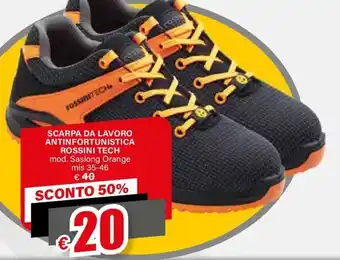 SCARPA DA LAVORO ANTINFORTUNISTICA ROSSINI TECH