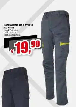 Il Gigante PANTALONE DA LAVORO ROSSINI offerta