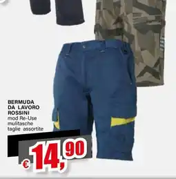 Il Gigante BERMUDA DA LAVORO ROSSINI offerta