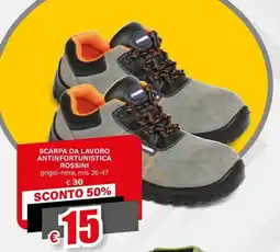 Il Gigante SCARPA DA LAVORO ANTINFORTUNISTICA ROSSINI offerta