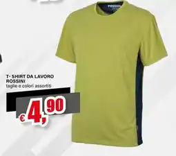 Il Gigante T-SHIRT DA LAVORO ROSSINI offerta