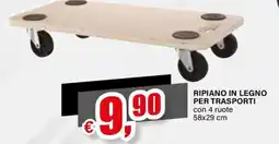 Il Gigante Ripiano in legno per trasporti offerta