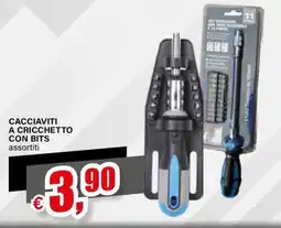 Il Gigante Cacciaviti a cricchetto con bits assortiti offerta