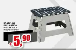 Il Gigante SGABELLO IN PLASTICA PIEGHEVOLE offerta