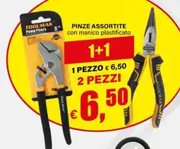 Il Gigante PINZE ASSORTITE con manico plastificato offerta
